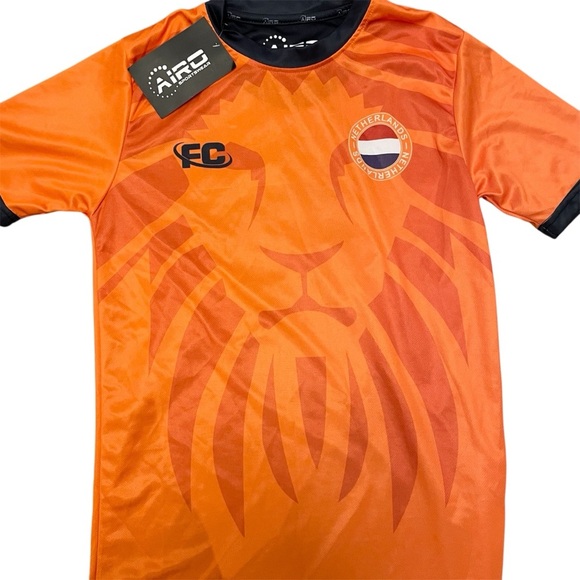 Orange Men's Netherlands Soccer team Jersey Size Medium - Picture 2 of 8